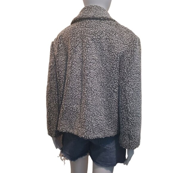 Vince Camuto Fuzzy Jacket in gray - Picture 2 of 6